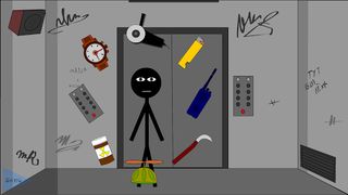 Stickman Escape Lift : Think o - Screenshot 1