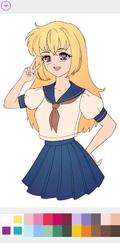 Anime Coloring Book Manga Game - Screenshot 4