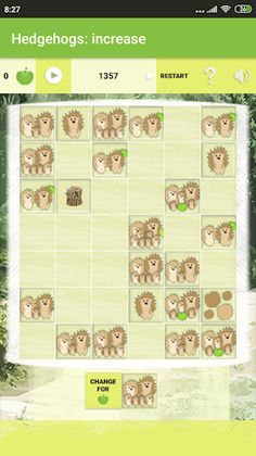 Hedgehogs 2048: increase - Screenshot 2