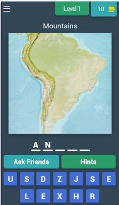 Physical geography - World map - Screenshot 1