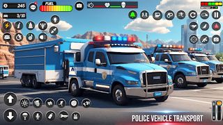 Police Vehicle Sim: Transport - Screenshot 1
