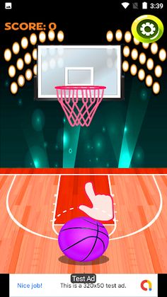 Throwing Basketball - Screenshot 2
