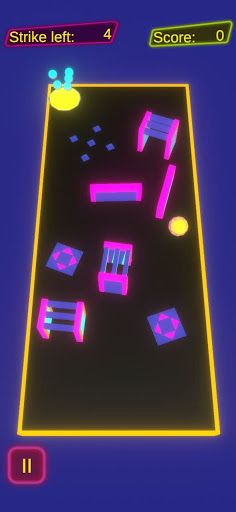 Neon Golf - Screenshot 2