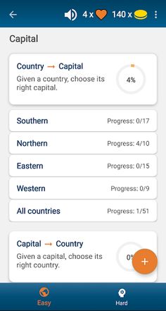 Worldwide Country Quiz: Capita - Screenshot 2