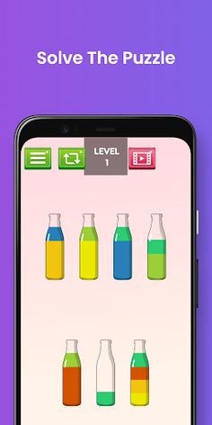 Color Water Puzzle Game App - Screenshot 4