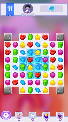 Snacks match 3 : Puzzle Game - Screenshot 1