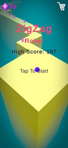 ZigZag Roller - Screenshot 1