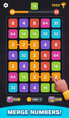 2048 Number Puzzle: Merge Game - Screenshot 1