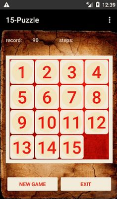 15-Puzzle - Screenshot 2
