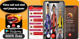fake call from Powerr Rangers - Screenshot 1