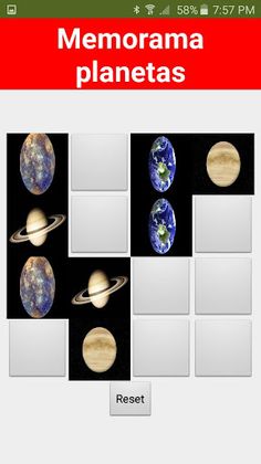 memorama planetas - Screenshot 4