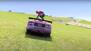 Superhero Tricky Car Stunts - Screenshot 2