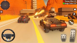Car Death Race Shooting Game - Screenshot 2