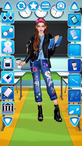 College Student Girl Dress Up - Screenshot 2