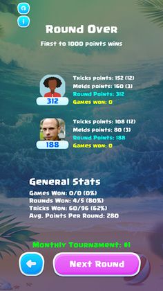 Pinochle Card Game - Screenshot 3