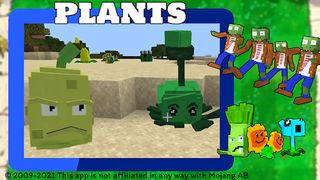 Plants and zombies mobs mod - Screenshot 1