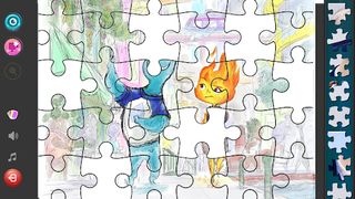 Elemental jigsaw Game - Screenshot 1