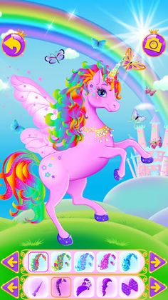 Unicorn Dress Up - Girls Games - Screenshot 1