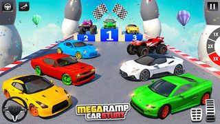 Mega Ramp Stunt Car Extreme 3D - Screenshot 1