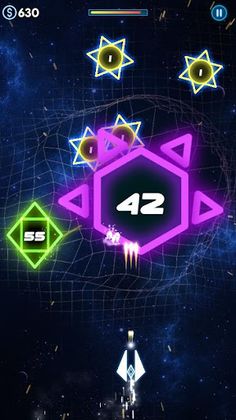 Neon War - Geometry Shooter - Screenshot 4