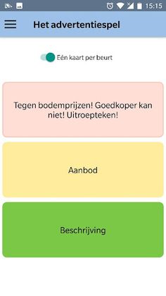 Het Advertentiespel - Screenshot 2