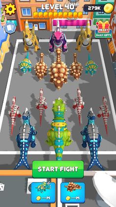 Color Dinosaur Collect Battle - Screenshot 3