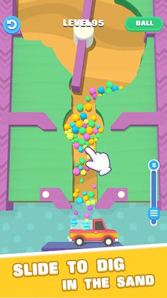 Falling Sand Ball-Dig The Sand - Screenshot 1