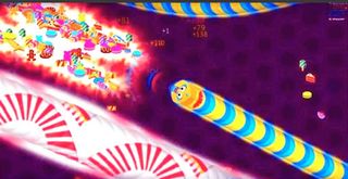 Snake Worm Battle Zone IO - Screenshot 1