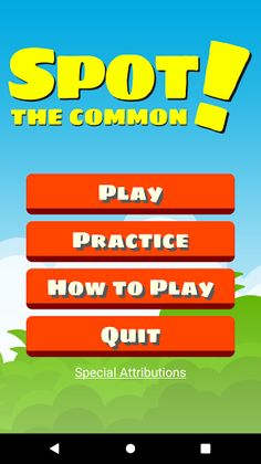 Spot the Common: Brain Workout - Screenshot 1