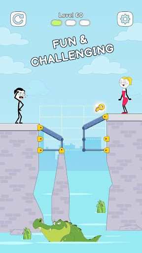 Bridge Stickman - Love Rescue - Screenshot 2