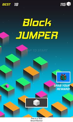 Block Jumper 3D retro - Screenshot 2
