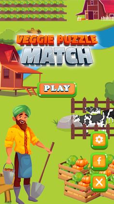 Veggie Puzzle Match - Screenshot 1