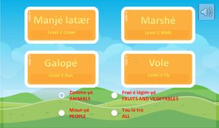 Creole Memory Word Game - Screenshot 1