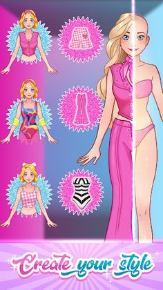 Princess Doll Fashion Dress Up - Screenshot 2