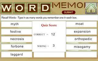 Word Games - Test and improve - Screenshot 3