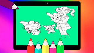kuromi Coloring Book Game - Screenshot 2