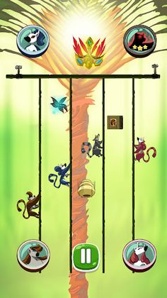 Monkey's ropes party - Screenshot 2