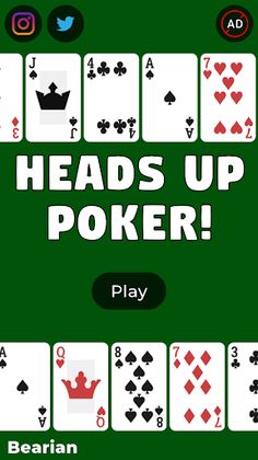 Heads Up Poker - Screenshot 1