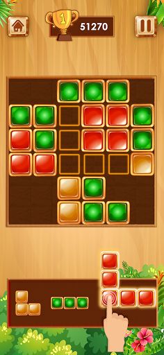 Wooden block Puzzle – puzzle g - Screenshot 2
