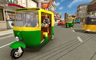 3D Tuk Tuk Auto Parking Games - Screenshot 2
