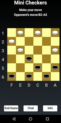 Mini Checkers - Screenshot 1