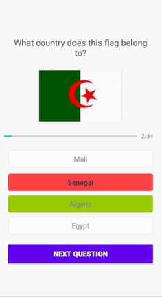 Africa Flags Quiz - Drapeaux - Screenshot 3