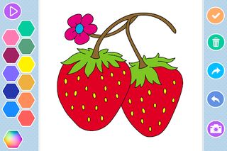 Fruits coloring game - Screenshot 1