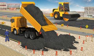 Highway Construction Games 3d - Screenshot 1