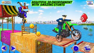 Superhero Police MegaRamp Race - Screenshot 1