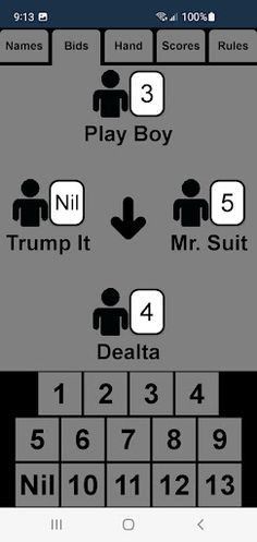 Spades Scorekeeper - Screenshot 2