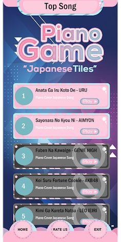 Japanese Tiles - Piano Game - Screenshot 1