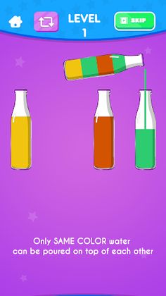 Water color puzzle sort game - Screenshot 3