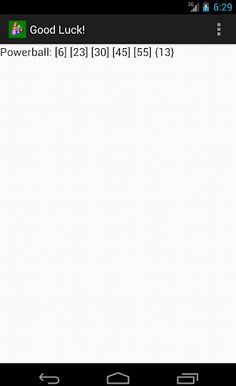 State Lottery Generator - Screenshot 2