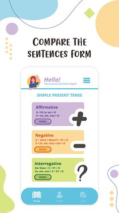 Tenses App - Screenshot 3
